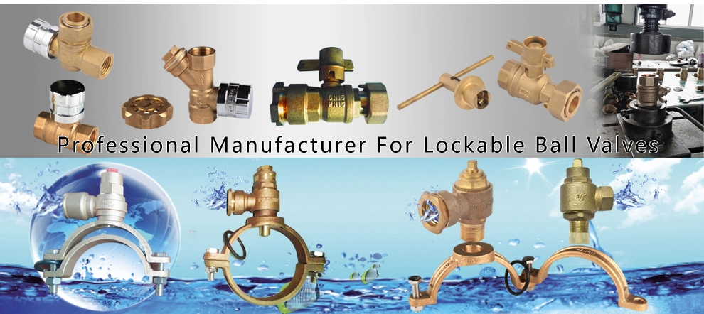 Brass Anti-Theft Magnetic Lockable Ball Valve for Potable Water From China Manufacturer