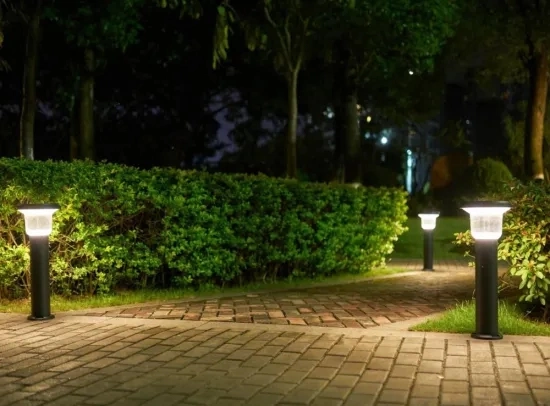 Estaca de parque de gramado de painel solar para que 40m luzes de paisagem ao ar livre à prova d'água iluminando o ponto 3W 12V cogumelo LED luz de jardim de grau marinho com espigão