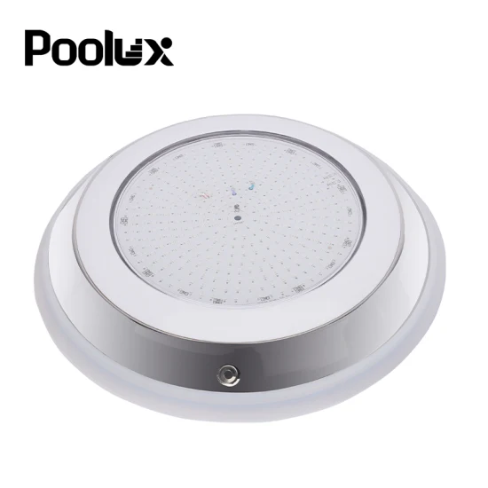 Poolux 2023 novo ip68 rgb 12v 304 aço inoxidável piscina subaquática lâmpada resina cheia led natação magro piscina luzes