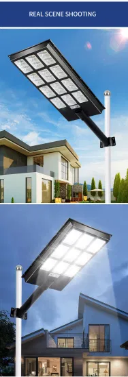 Iluminação Zhongshan IP65 à prova d'água 20W 30W 60W 90W 150W 400W ao ar livre tudo em um LED integrado luzes de rua solares para lâmpada de estrada de cidade pequena